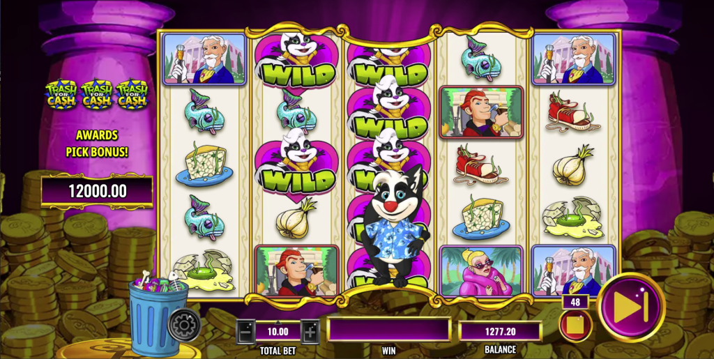 Stinkin' Rich Skunks Gone Wild random wilds feature